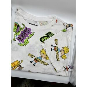 Nickelodeon‎ Hey Arnold T-Shirt All Characters - Size Large